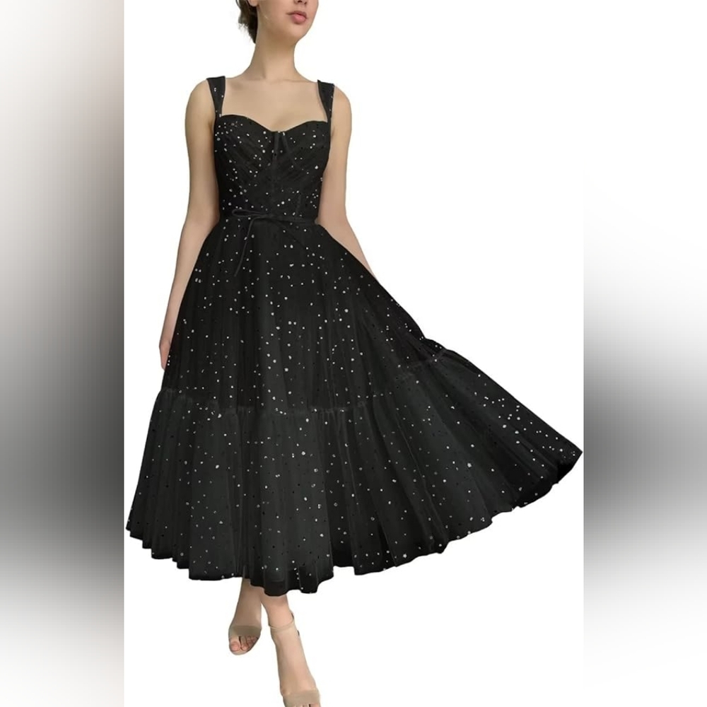 Plus size black star formal prom tea dress size 22/26 xxxl-xxxxxl 3x-5x